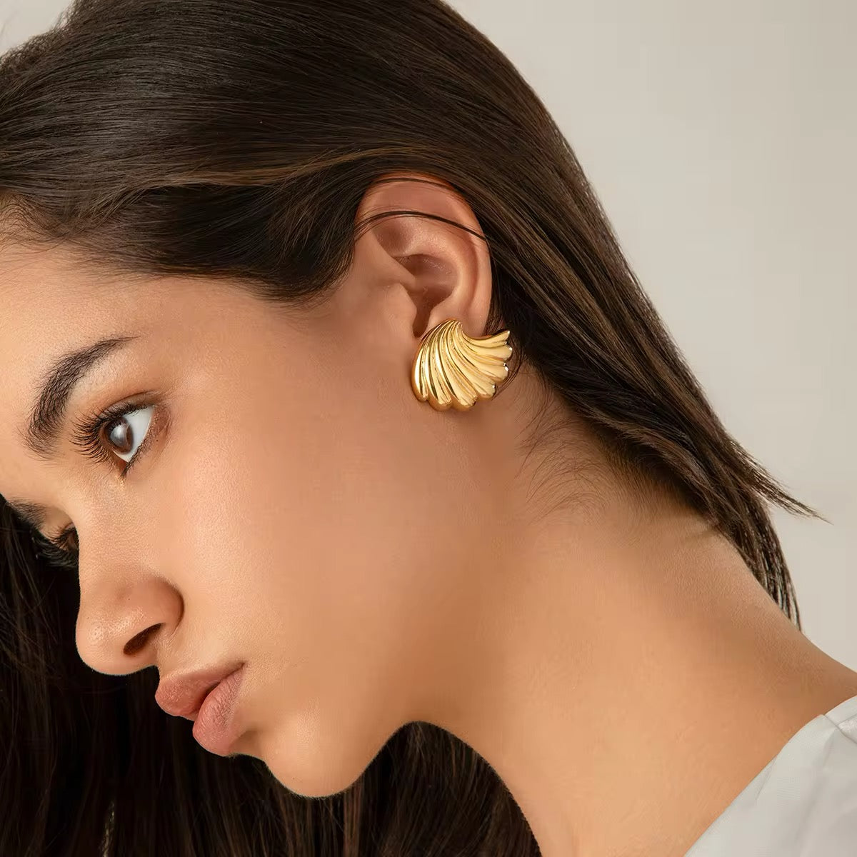 Vintage Small Metal Stud Earrings earrings LUNARITY GARAGE