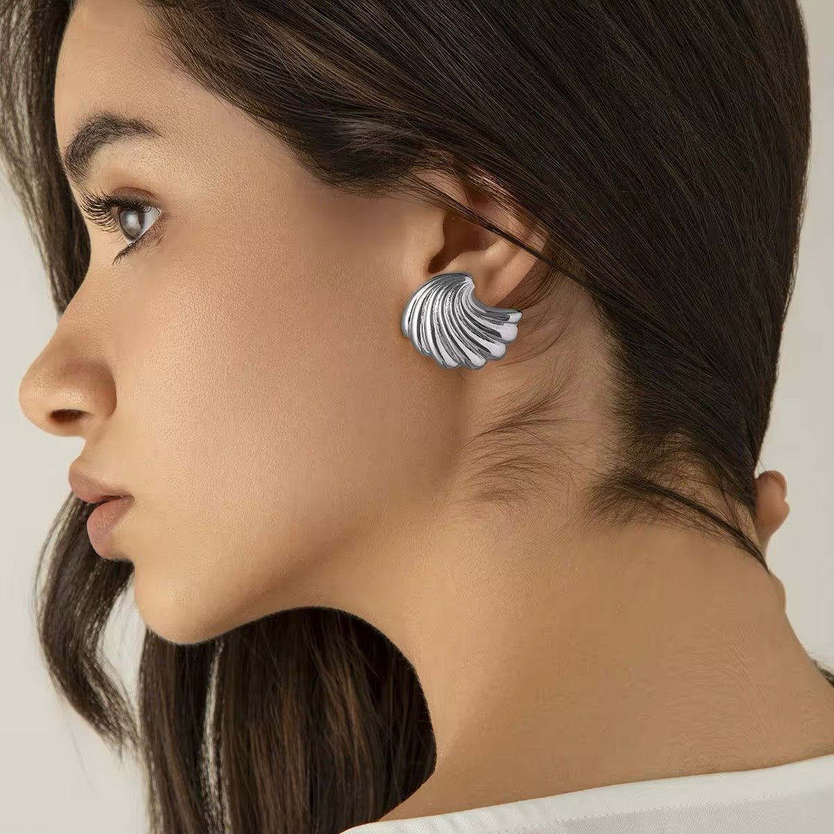 Vintage Small Metal Stud Earrings earrings LUNARITY GARAGE