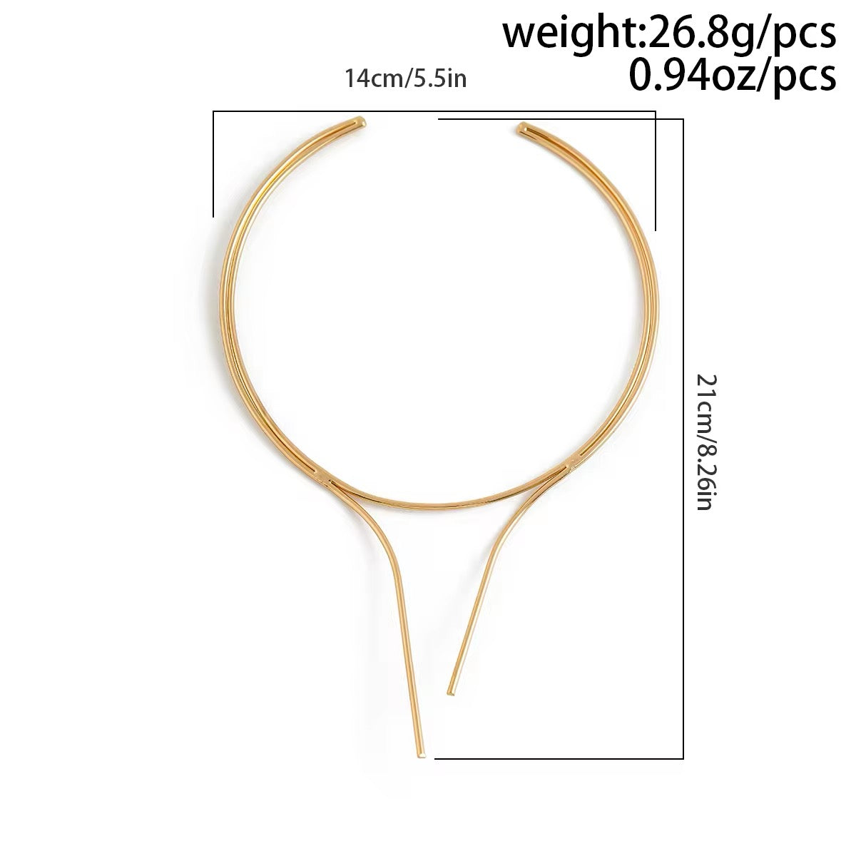 Minimalist Vivid Layers V-Shaped Choker Necklace necklaces LUNARITY GARAGE