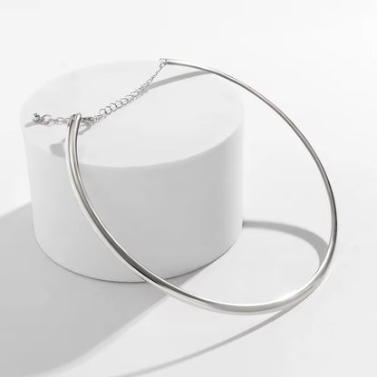 Minimalist Retro Aesthetic Round Torques Collar Necklace necklaces LUNARITY GARAGE   