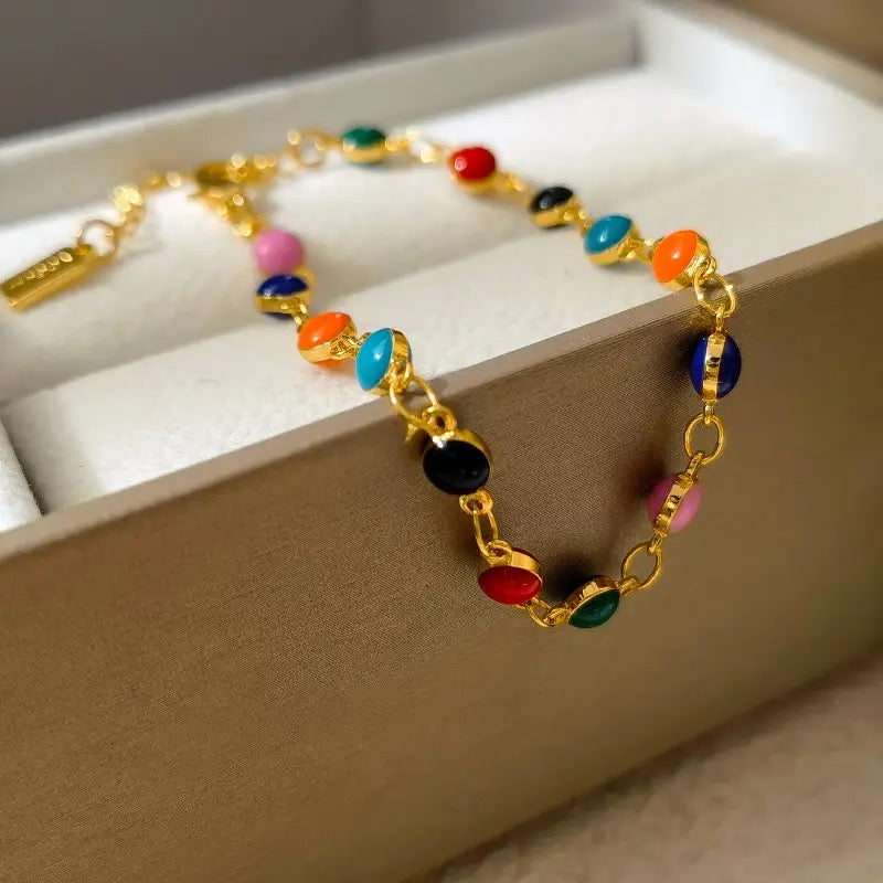 Summer Jewelry Sets – Colorful Bracelet and Necklace set LUNARITY GARAGE Bracelet
