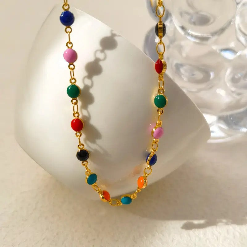 Summer Jewelry Sets – Colorful Bracelet and Necklace set LUNARITY GARAGE Necklace