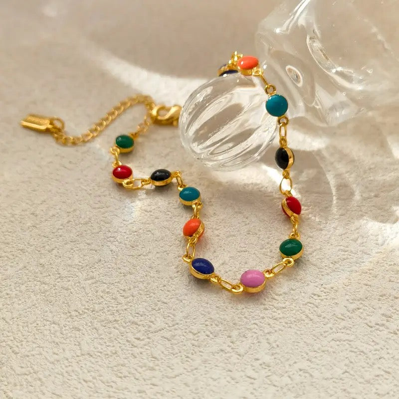 Summer Jewelry Sets – Colorful Bracelet and Necklace set LUNARITY GARAGE