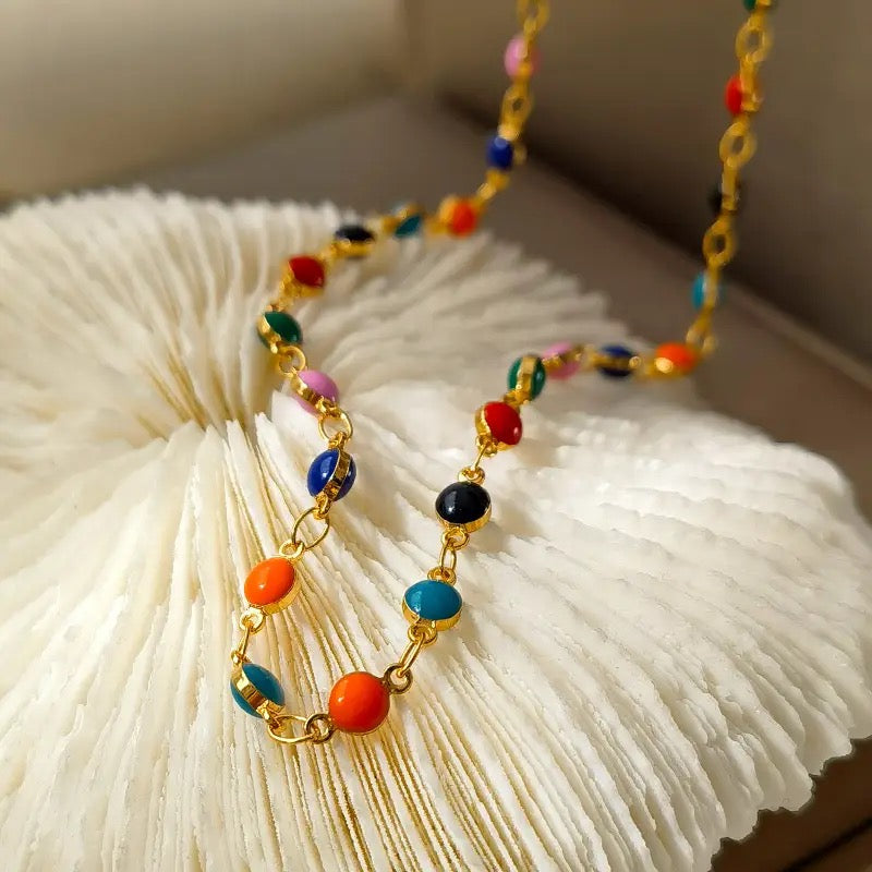Summer Jewelry Sets – Colorful Bracelet and Necklace set LUNARITY GARAGE