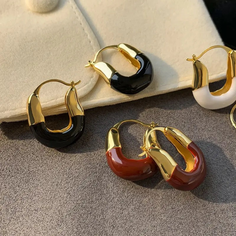 Elegant Vintage Temperament U Shape Drop Earrings earrings LUNARITY GARAGE