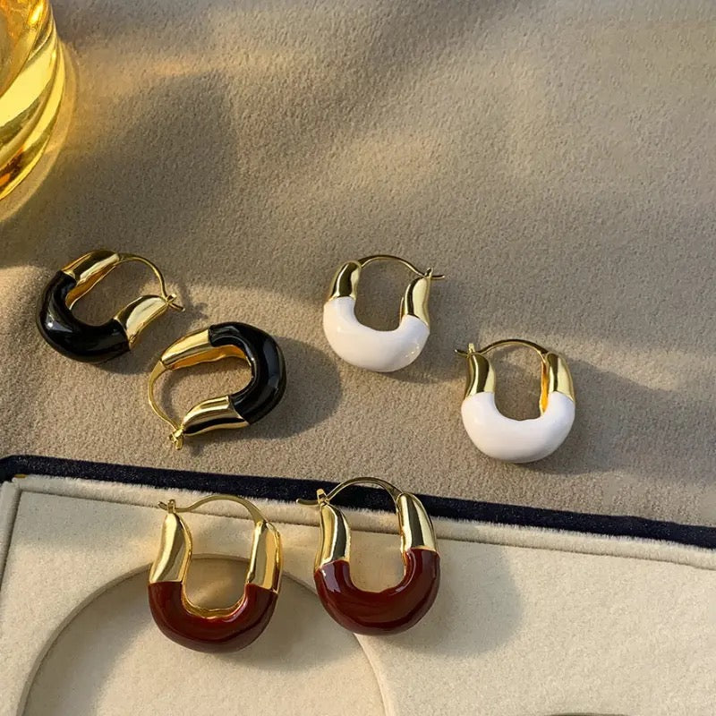 Elegant Vintage Temperament U Shape Drop Earrings earrings LUNARITY GARAGE