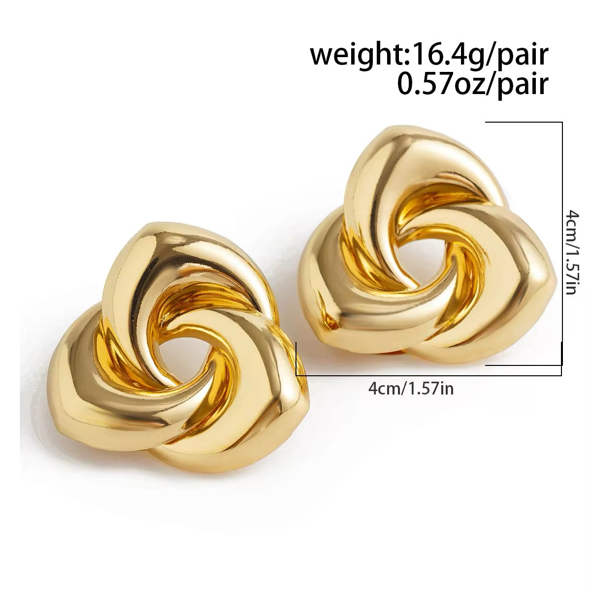 Charm Spiral Flower Stud Earrings earrings LUNARITY GARAGE   