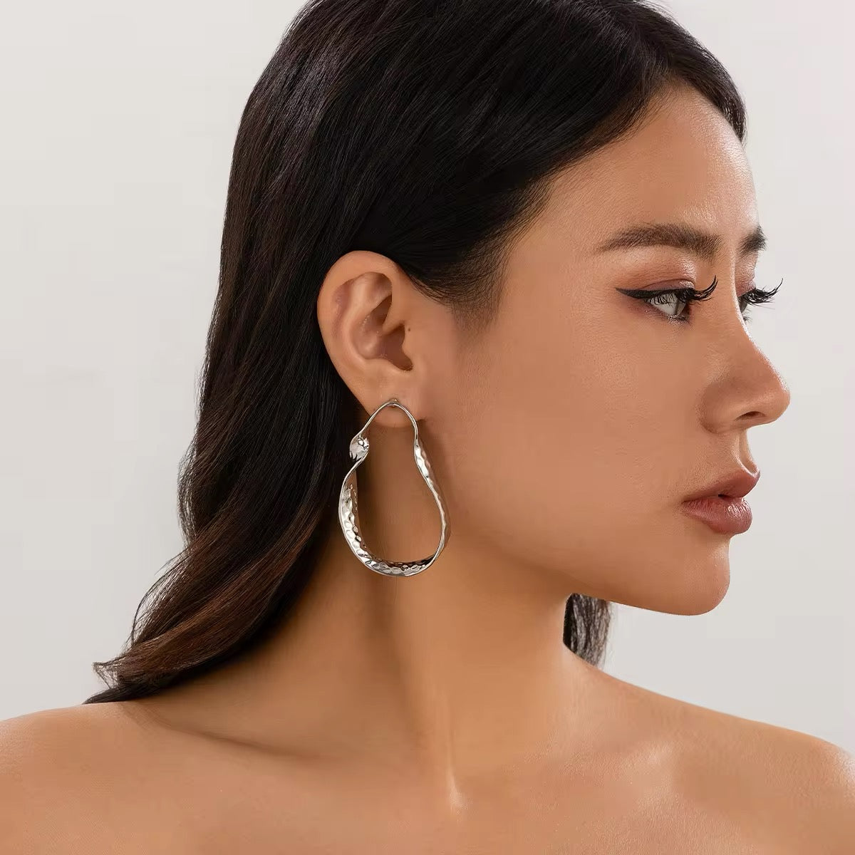 Vintage Twisted Irregular Hollow Circle Drop Earrings earrings LUNARITY GARAGE