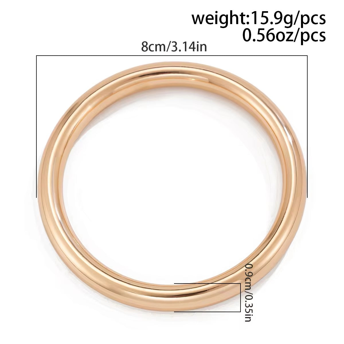 Minimalist Classic Round Bangles Bracelets bracelets LUNARITY GARAGE