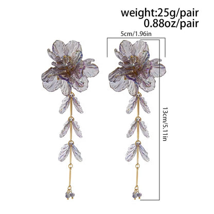 Elegant Charming Scallop Festival Flowers Earrings earrings LUNARITY GARAGE   