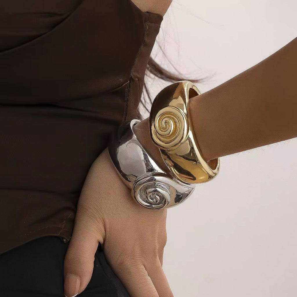 Creative Spiral Conch Symbol Bangles Bracelet bracelets LUNARITY GARAGE   