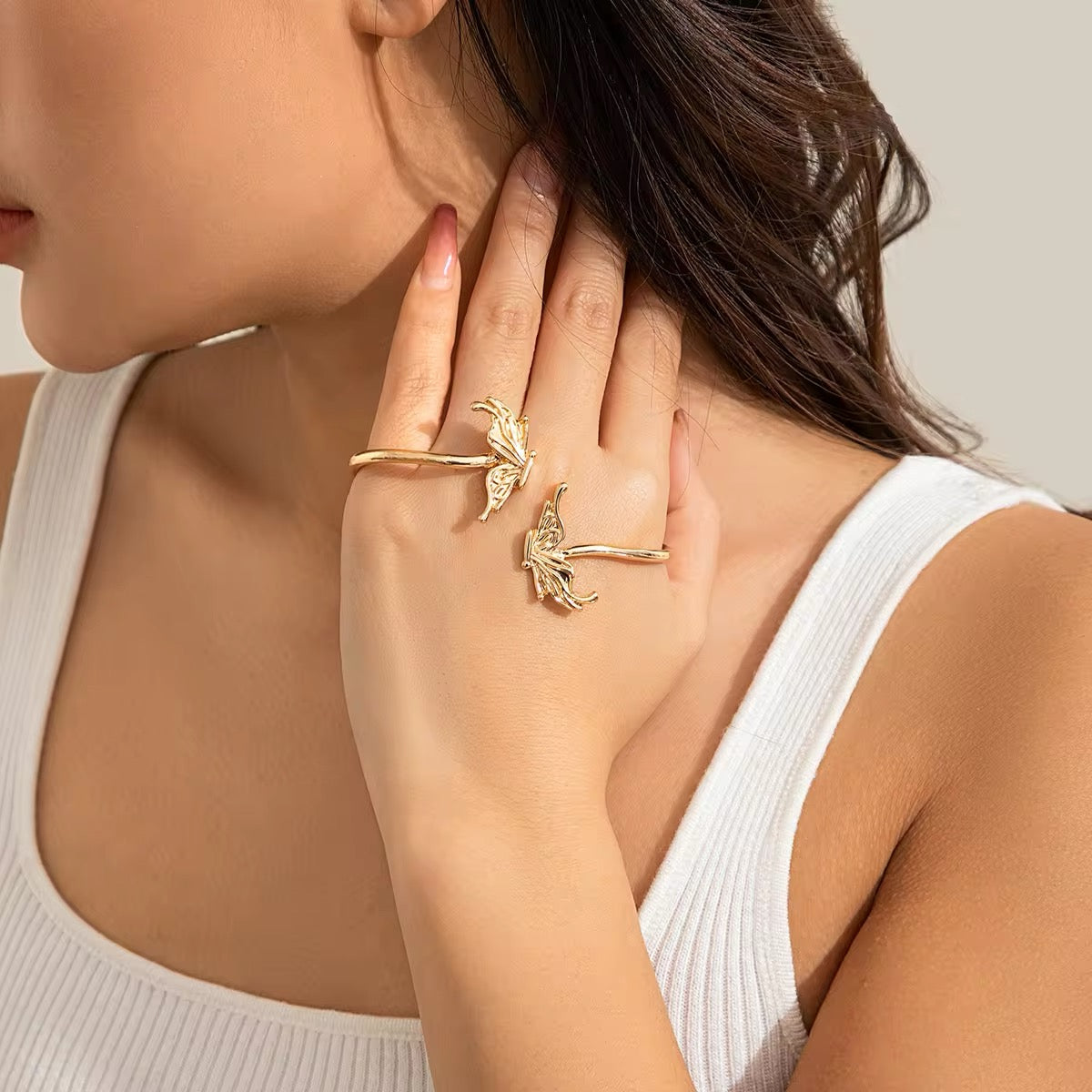 Elegant Boho Butterfly Cuff Hand Accessories hand accessories LUNARITY GARAGE