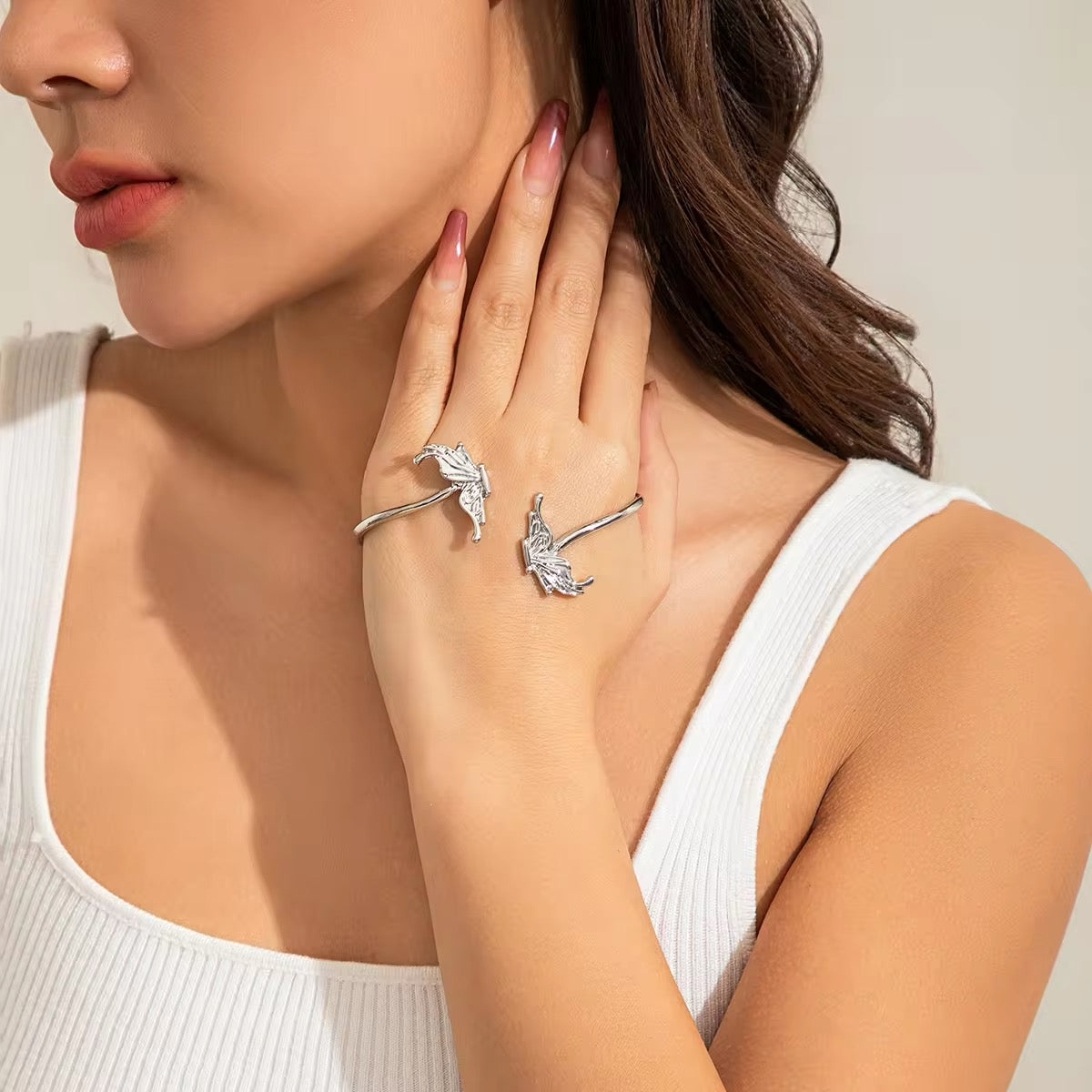 Elegant Boho Butterfly Cuff Hand Accessories hand accessories LUNARITY GARAGE