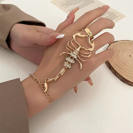 Majestic Zircon Scorpion Empress Hand Accessories hand accessories LUNARITY GARAGE   