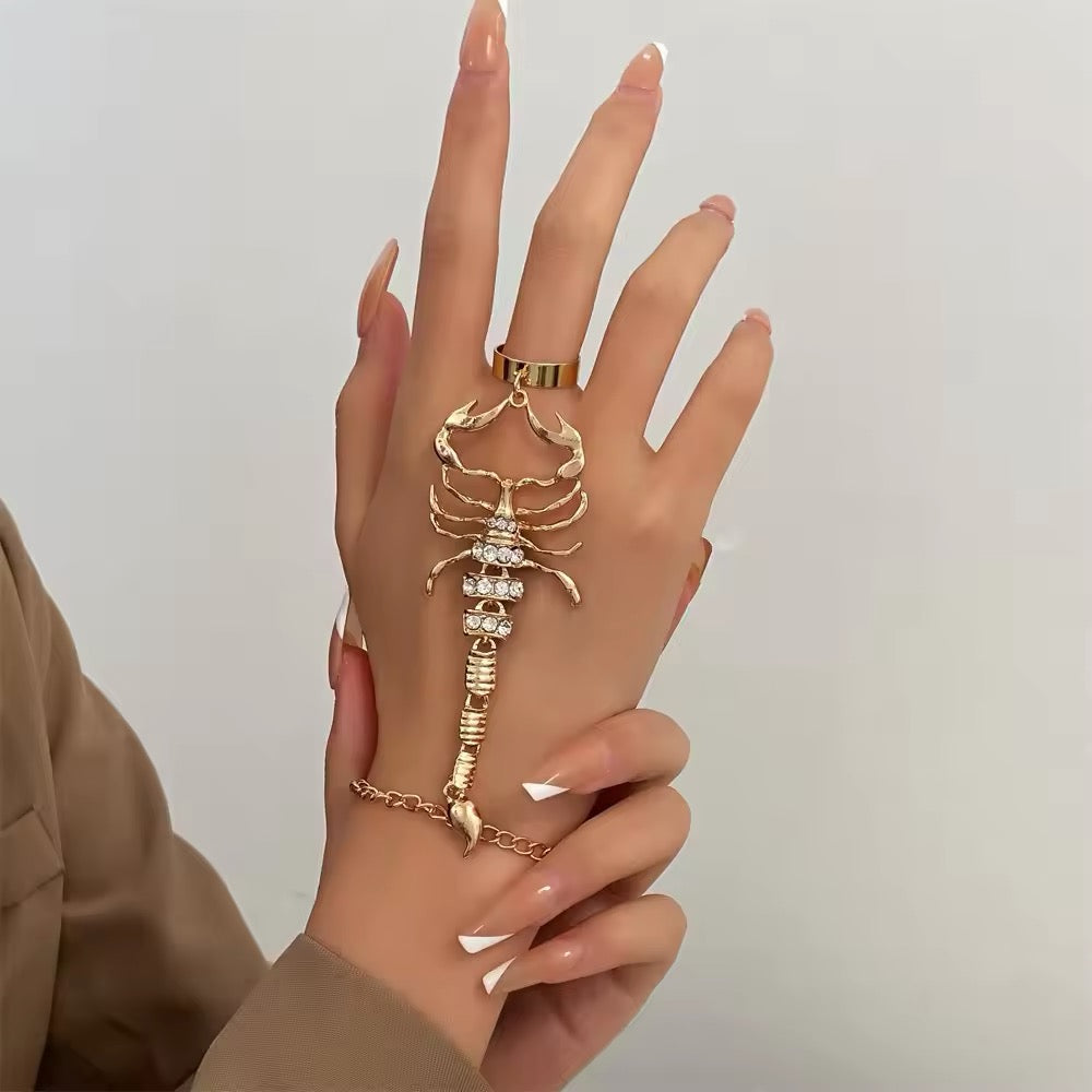 Majestic Zircon Scorpion Empress Hand Accessories hand accessories LUNARITY GARAGE   