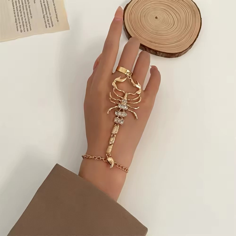 Majestic Zircon Scorpion Empress Hand Accessories hand accessories LUNARITY GARAGE   