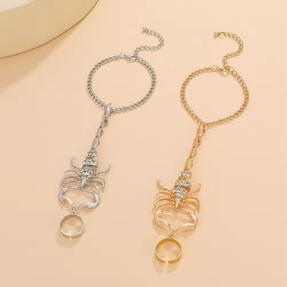 Majestic Zircon Scorpion Empress Hand Accessories hand accessories LUNARITY GARAGE   