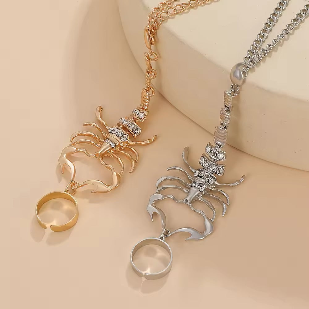 Majestic Zircon Scorpion Empress Hand Accessories hand accessories LUNARITY GARAGE   