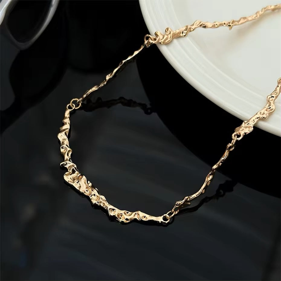 Luxury Elegant Irregular Bone Chain Necklace necklaces LUNARITY GARAGE   