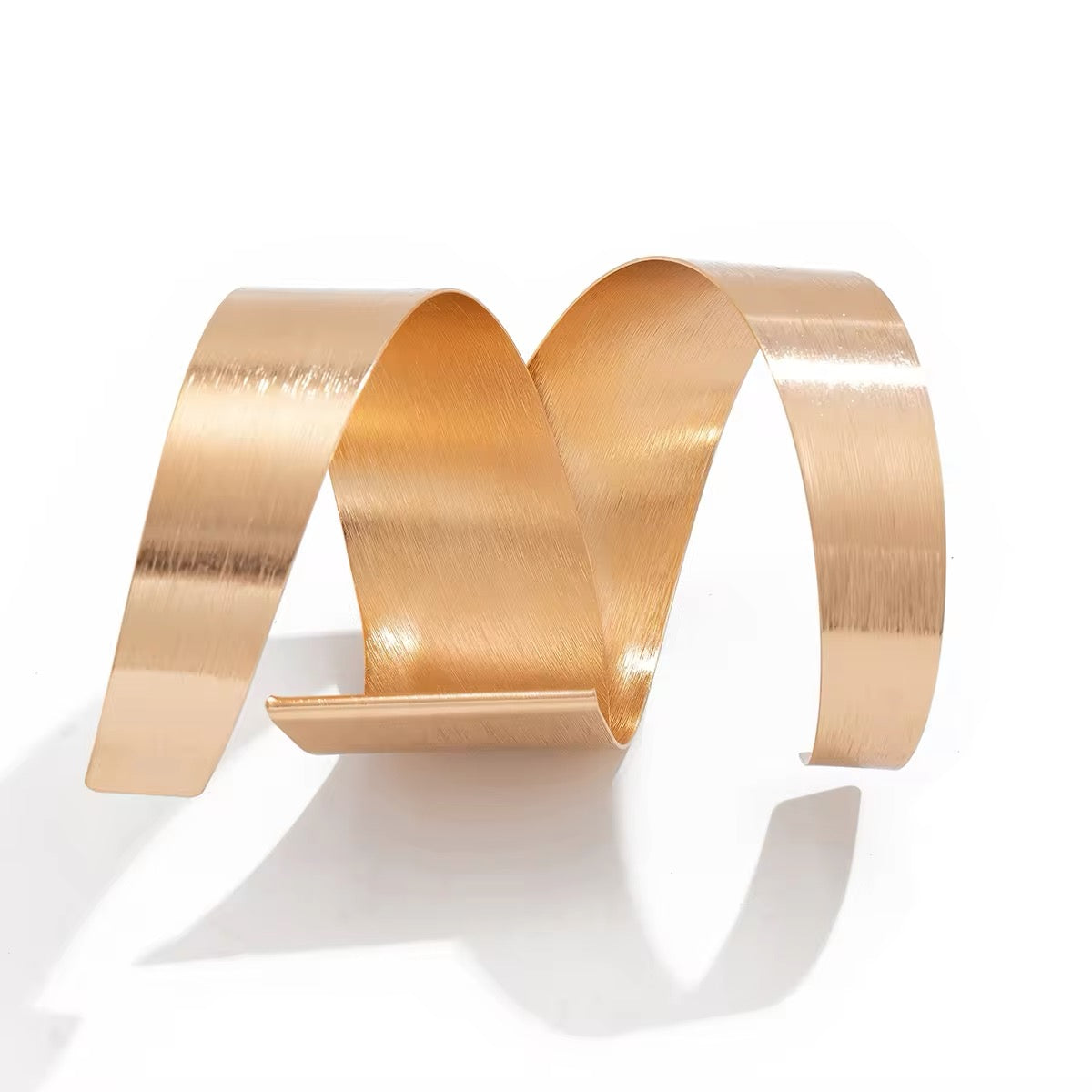 Exaggerated Folding Surround Circle Open Rave Cuff Arm Bracelet arm bracelet LUNARITY GARAGE