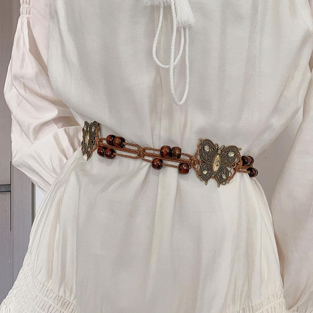 Ethnic Style Belt Women Belt Vintage Bohemian Beads Belt Lunarity Garage   