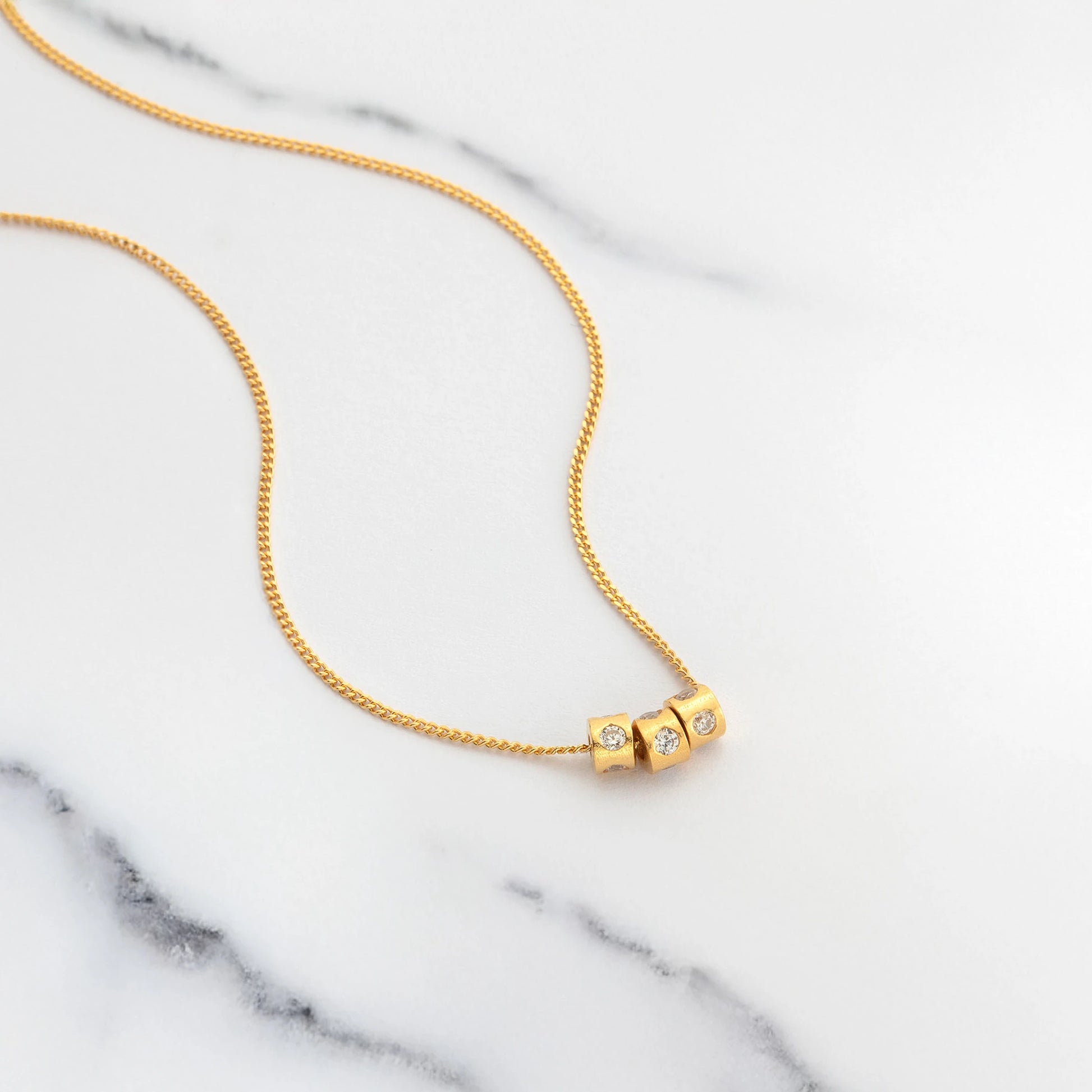 Linea Necklace - Gold Plated Silver Necklace LUNARITY GARAGE