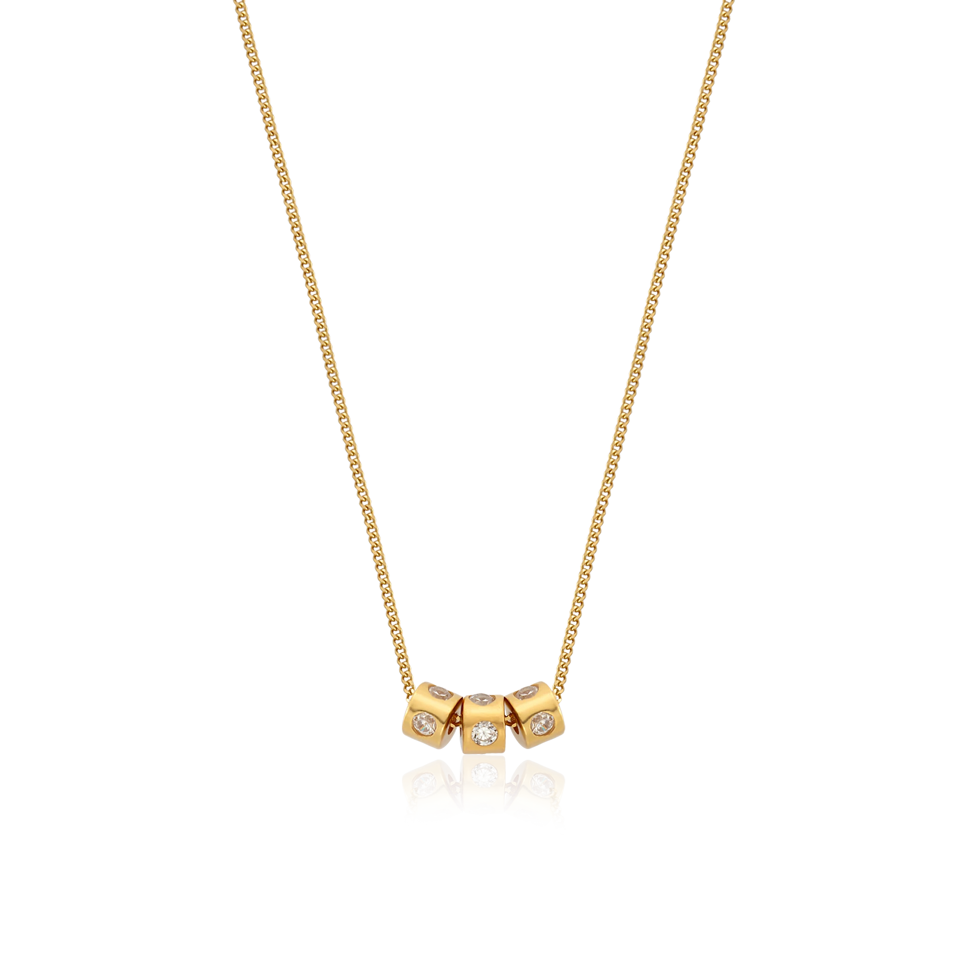 Linea Necklace - Gold Plated Silver Necklace LUNARITY GARAGE