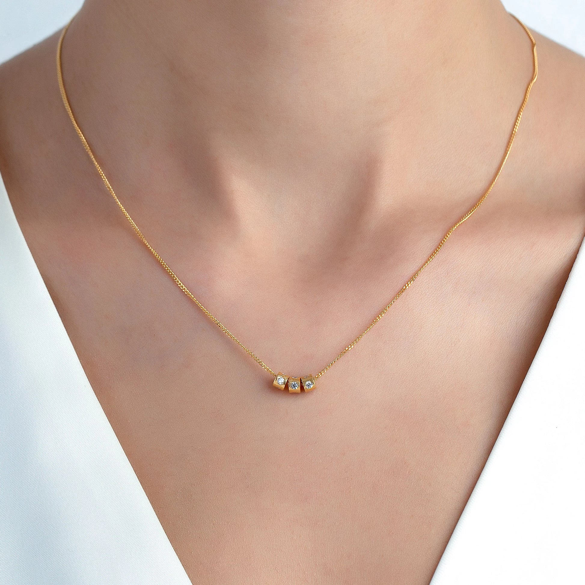 Linea Necklace - Gold Plated Silver Necklace LUNARITY GARAGE