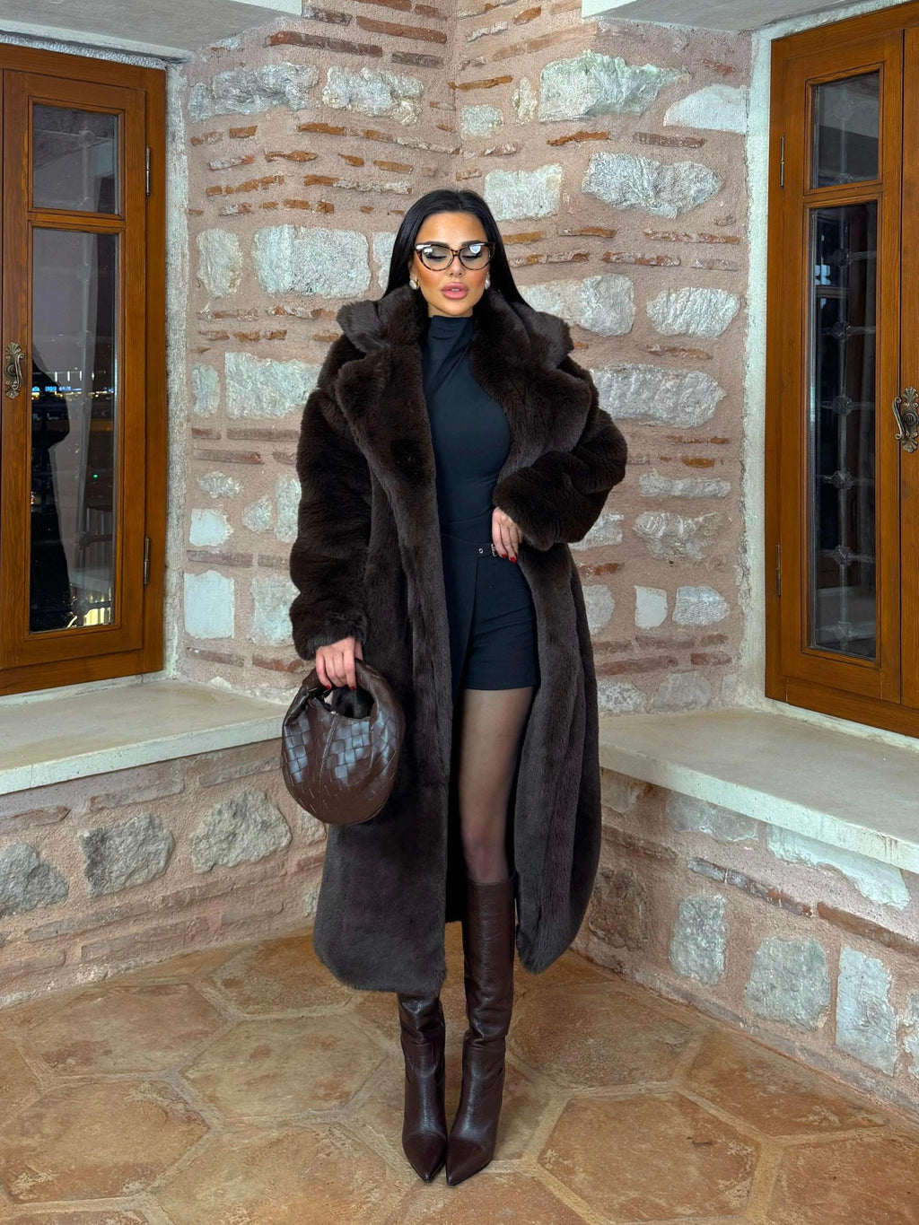 London Faux Fur Coat faux fur coat LUNARITY GARAGE