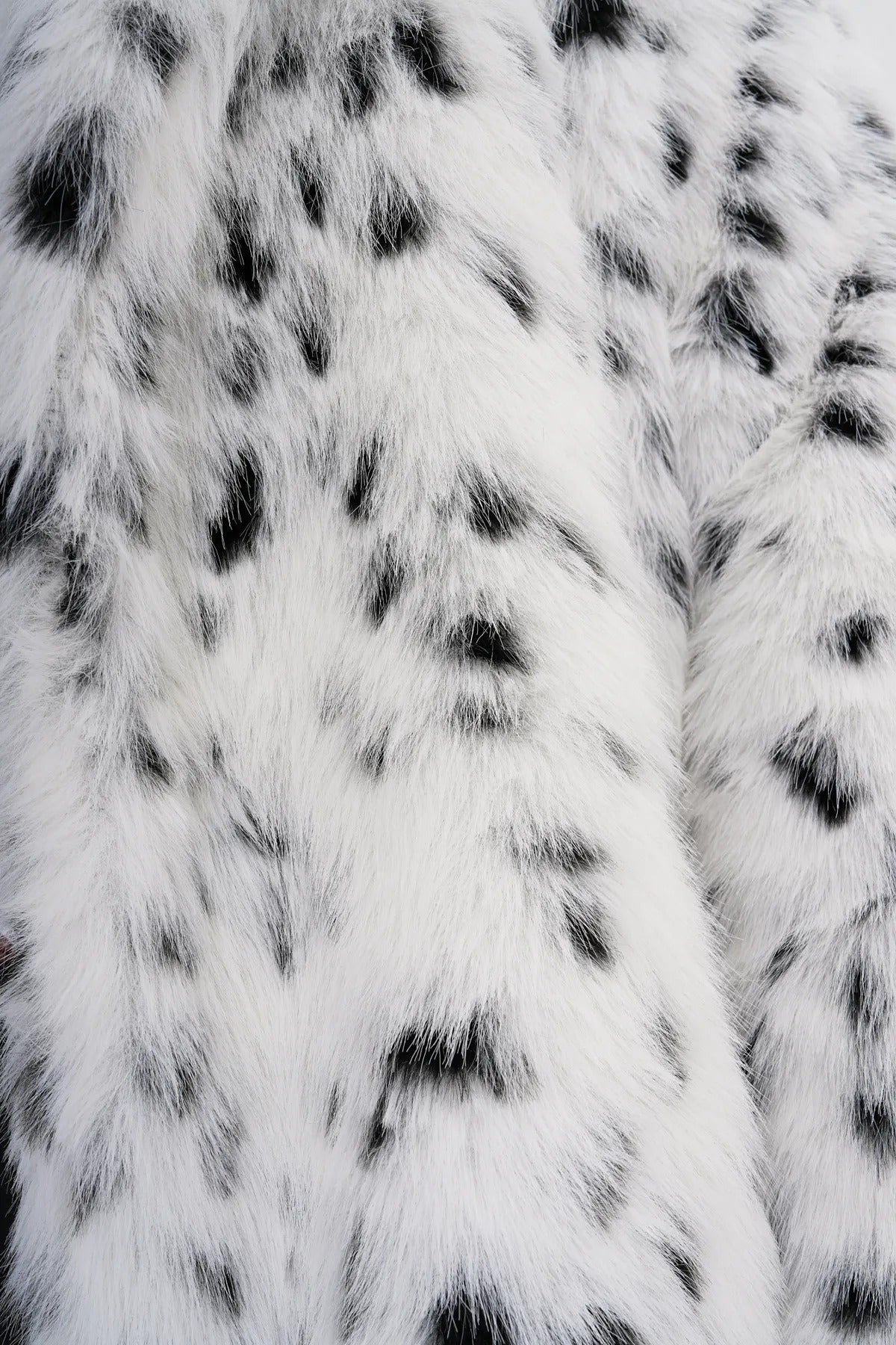 Long-Haired Leopard Print Faux Fur Coat faux fur coat LUNARITY GARAGE