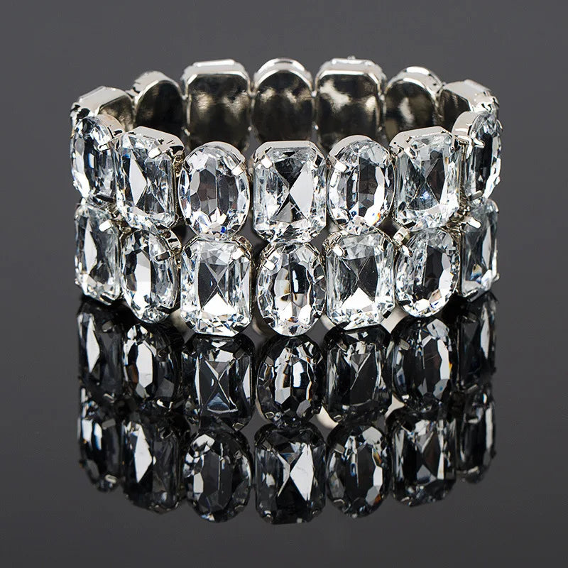 Luxury Exquisite Crystal Stretch Bracelet Bracelets Lunarity Garage Default Title  