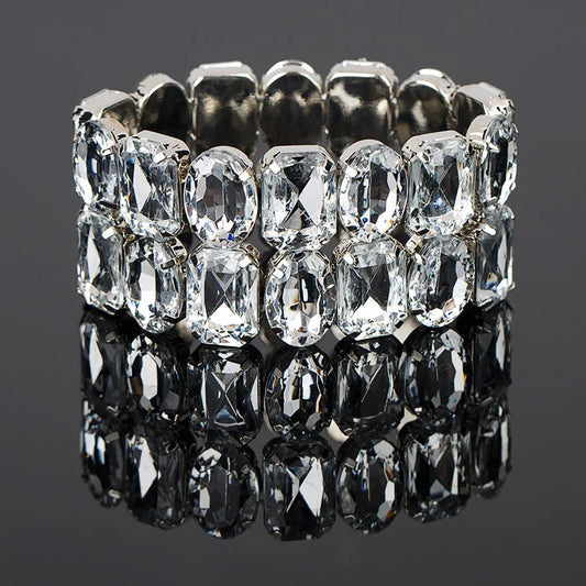 Luxury Exquisite Crystal Stretch Bracelet Bracelets Lunarity Garage Default Title  