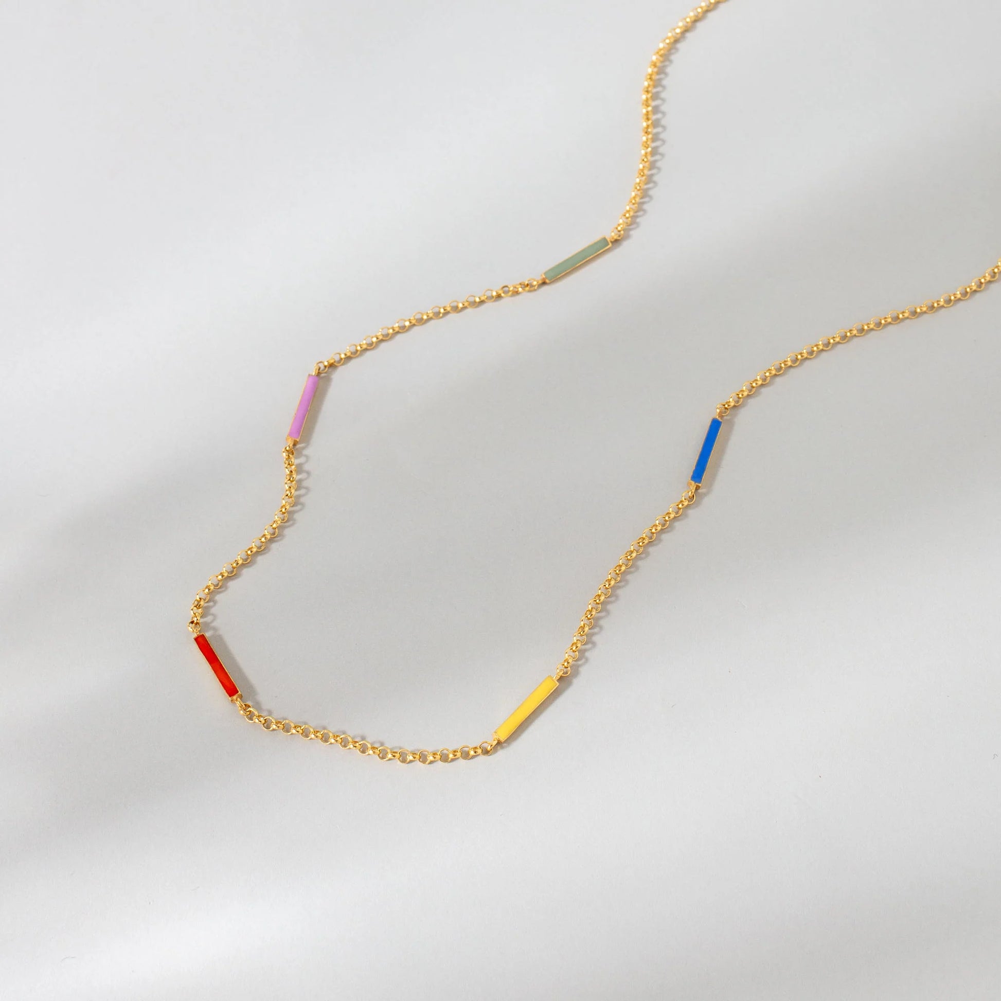 Minimalist Multicolor Necklace necklaces LUNARITY GARAGE   