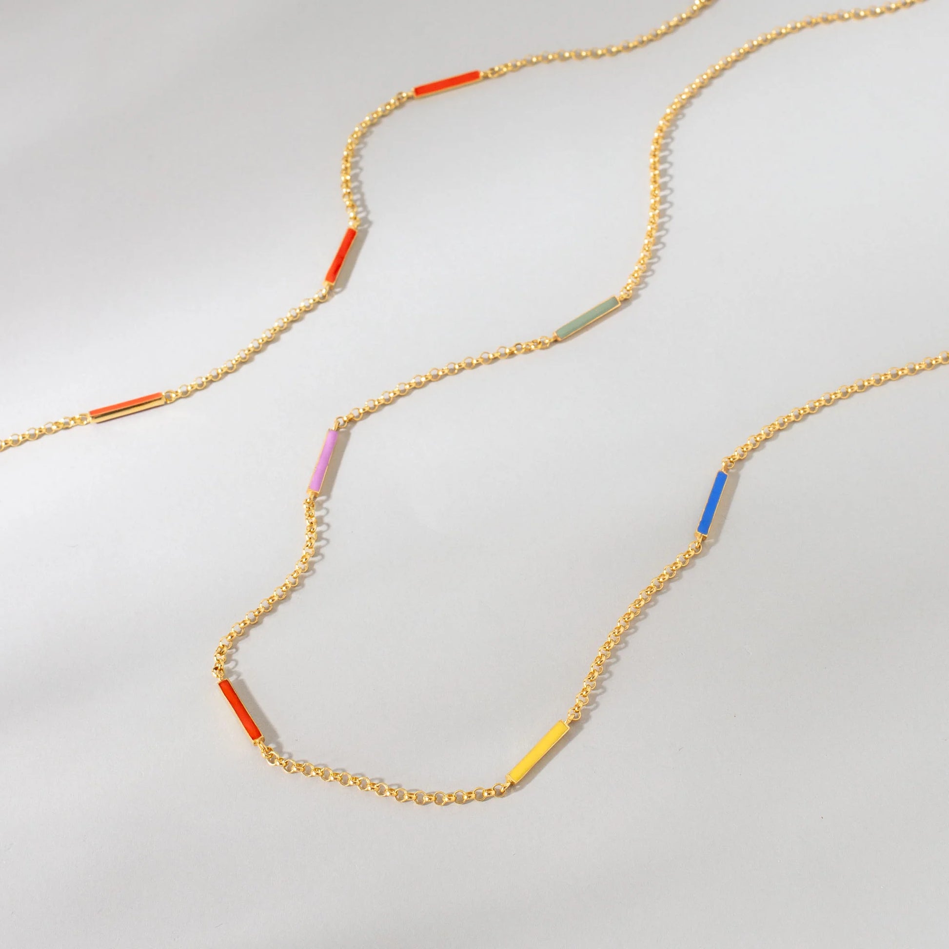 Minimalist Multicolor Necklace necklaces LUNARITY GARAGE   
