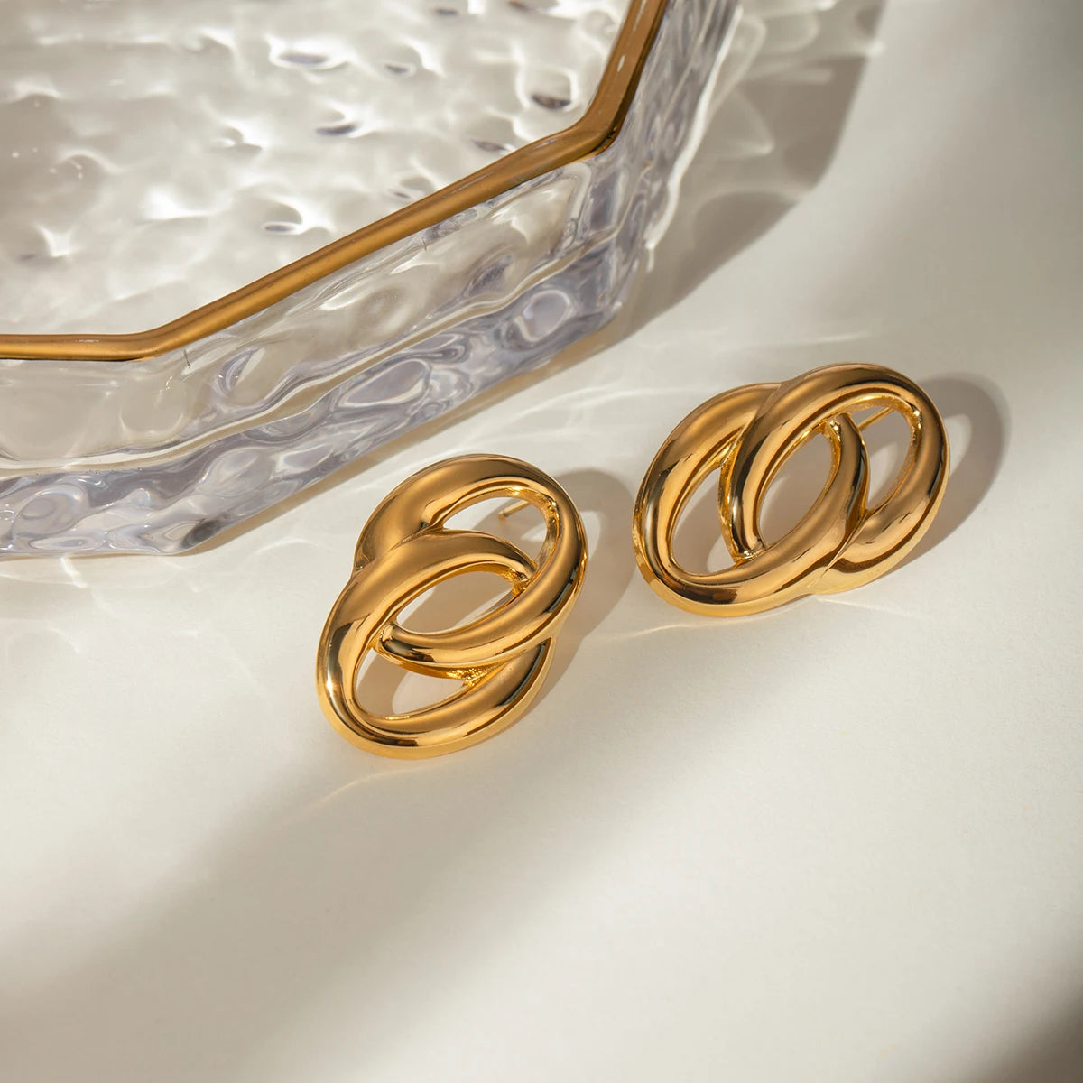 Minimalist O-Wrap Twine Personality Stud Earrings earrings LUNARITY GARAGE