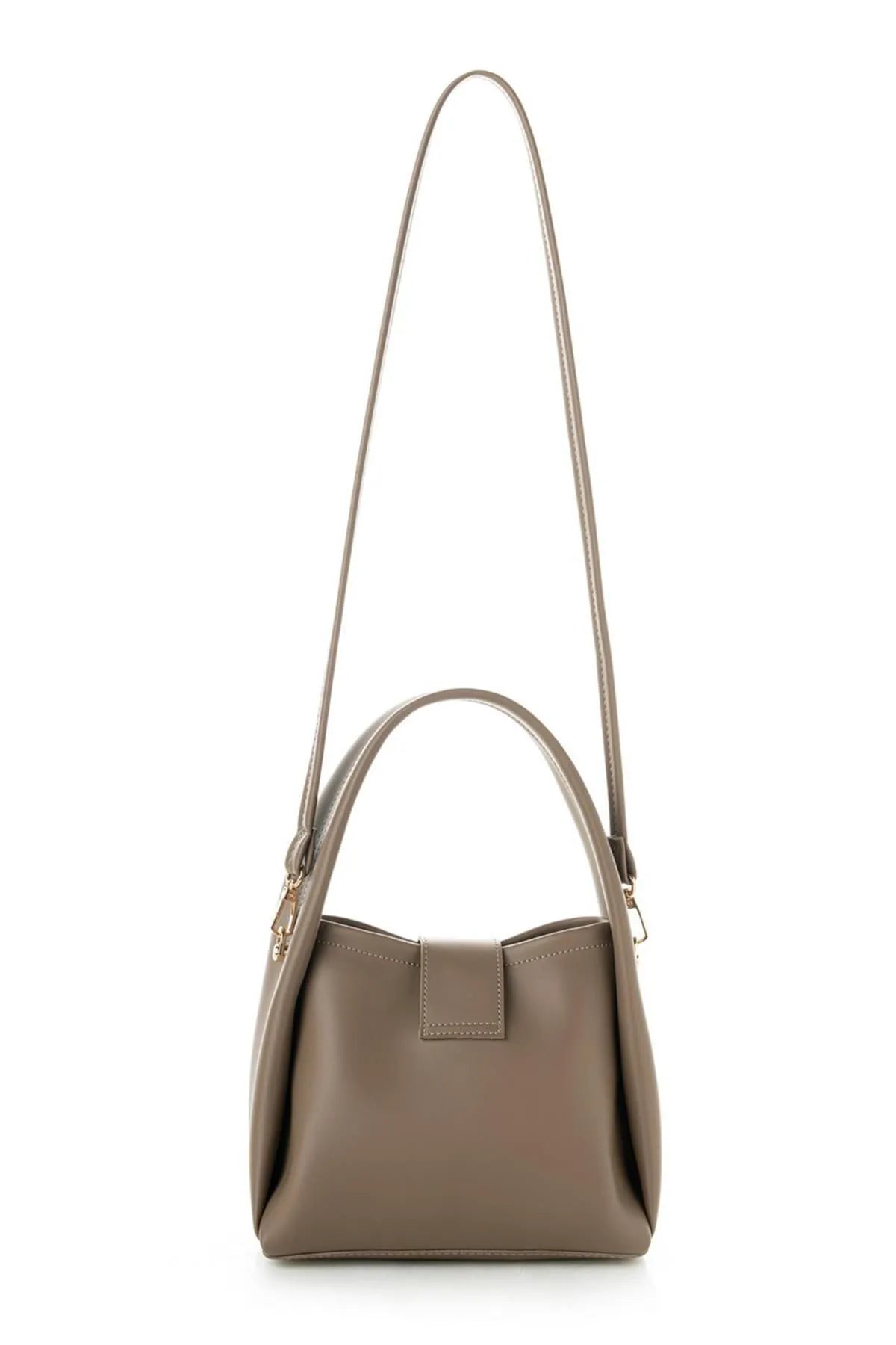 Beige Quilted Clutch Handbag handbag LUNARITY GARAGE Brown