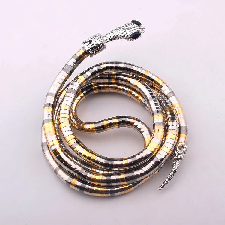 Adjustable Multilayer Snake Chain Necklace Necklace Lunarity Garage Gold-Silver