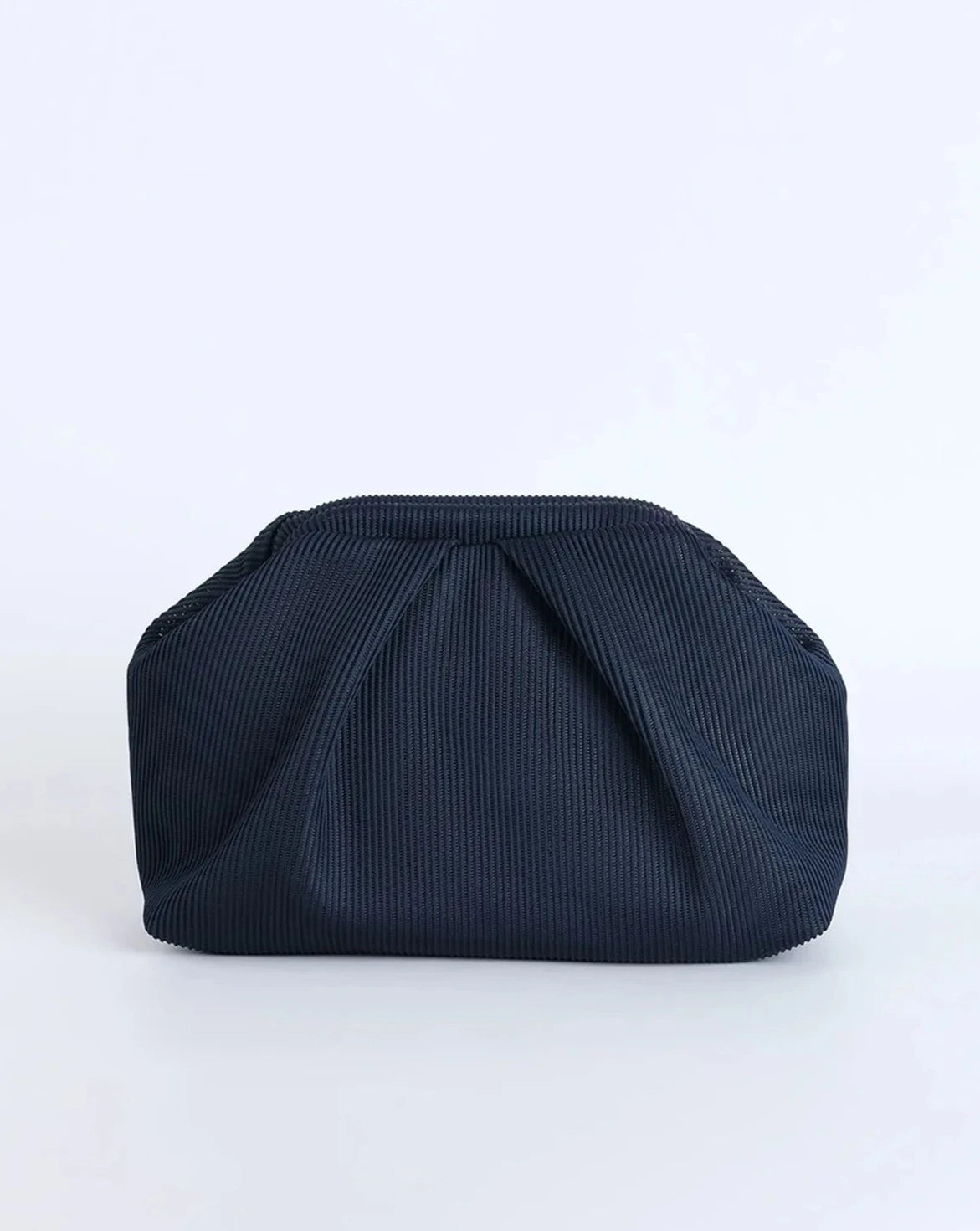 Elegant Soft Blue Pleated Clutch Handbag clutch LUNARITY GARAGE