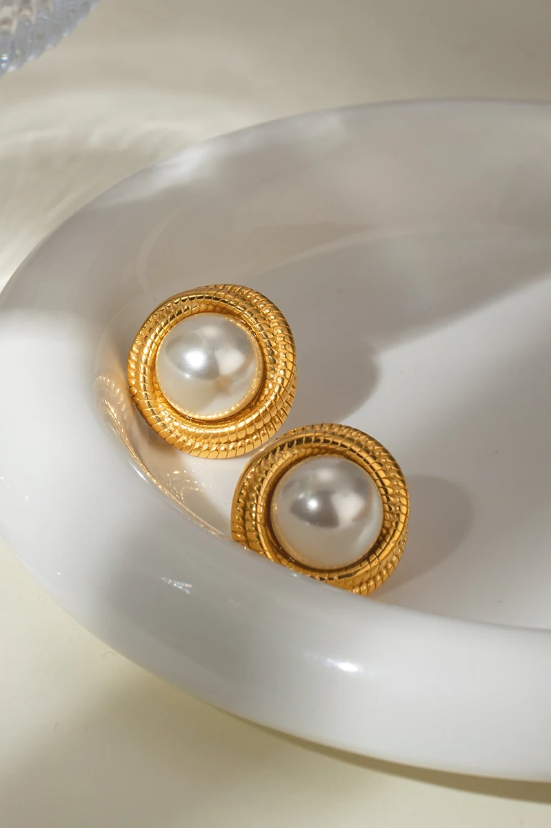 Pearl Wrap Thread Earrings earrings LUNARITY GARAGE   