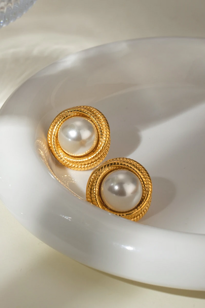 Pearl Wrap Thread Earrings earrings LUNARITY GARAGE   