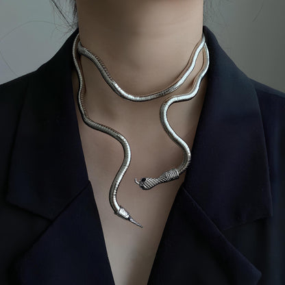 Adjustable Multilayer Snake Chain Necklace Necklace Lunarity Garage   