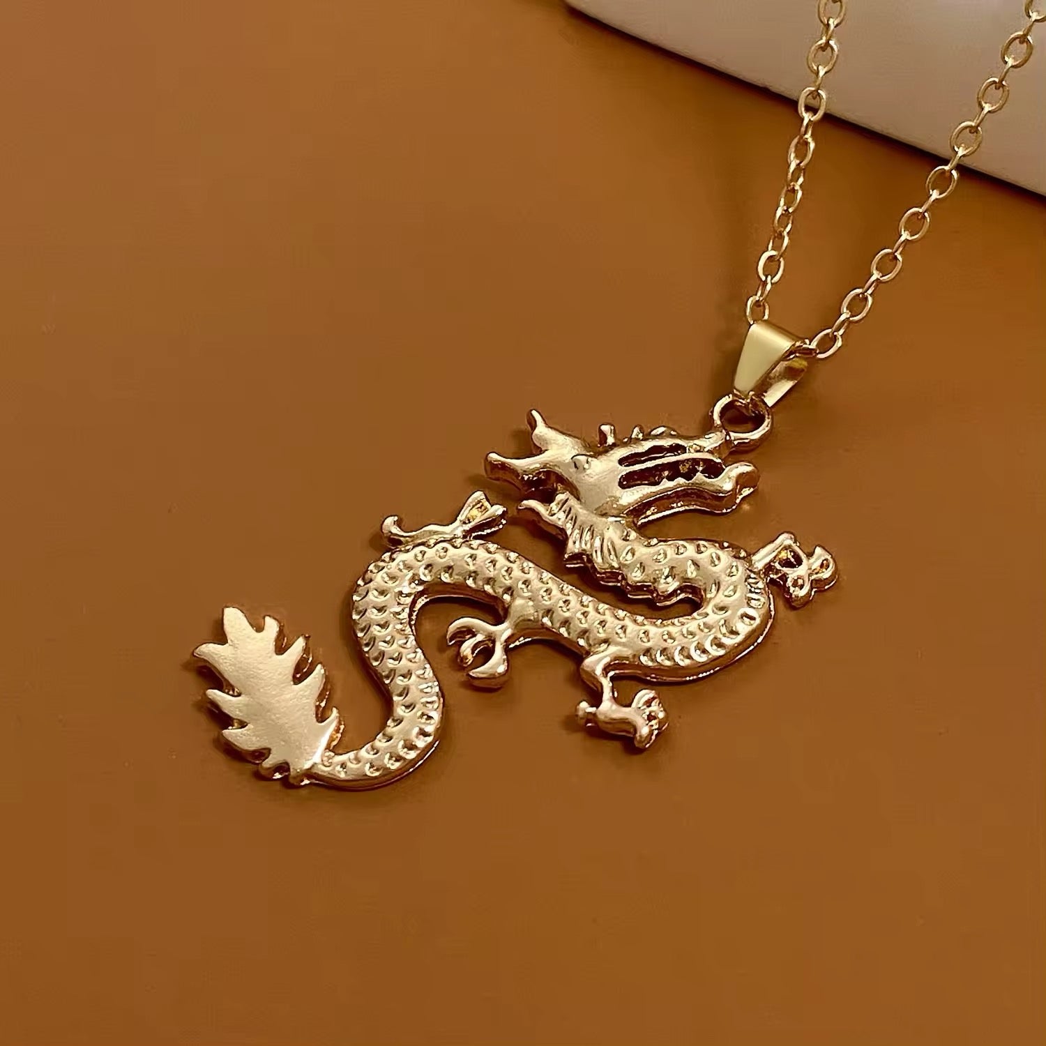 Regal Dragon Pendant Necklace necklaces LUNARITY GARAGE