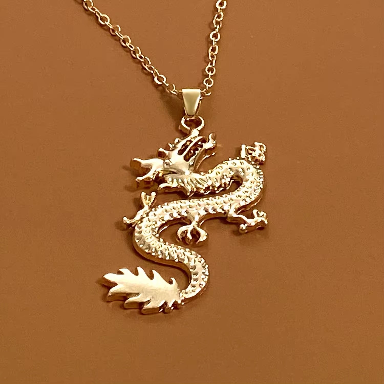 Regal Dragon Pendant Necklace necklaces LUNARITY GARAGE