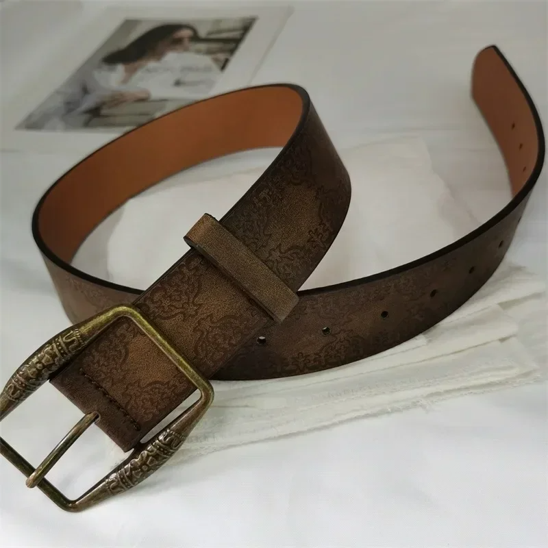 Retro Y2K Designer Buckle Pin Waist Belt belt LUNARITY GARAGE   