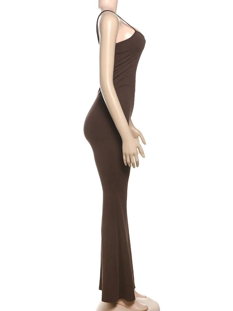 Hollow Waistless Jumpsuit – Sleek & Sexy Party Wear Jumpsuit LUNARITY GARAGE