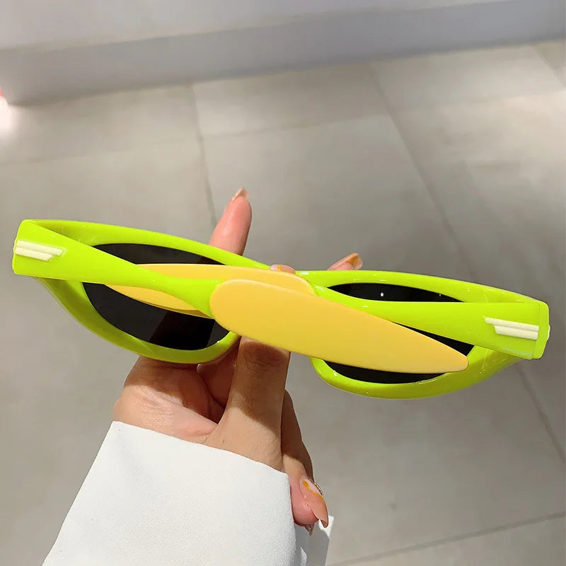 Y2K Luxury Designer Mirror Shades Sunglasses Sunglasses Lunarity Garage   