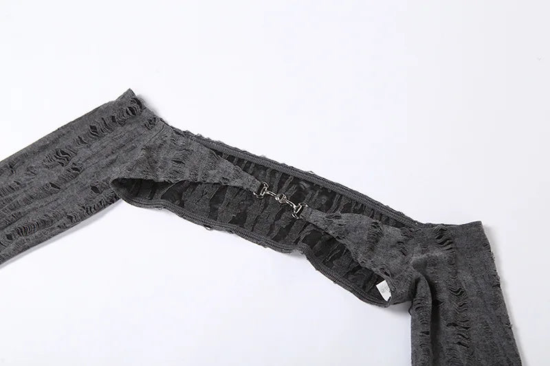 Y2K Fairy Grunge Drawstring 2-Piece Set Crop Top crop top Lunarity Garage