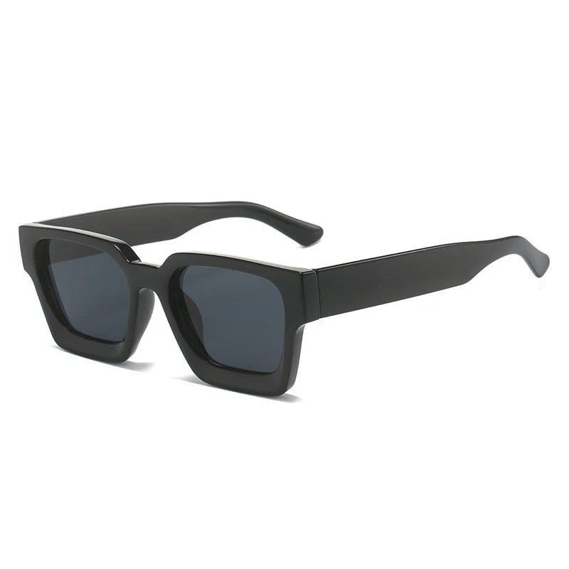 Vintage Square Candy Color Sunglasses – UV400 Gradient Designer Shades
