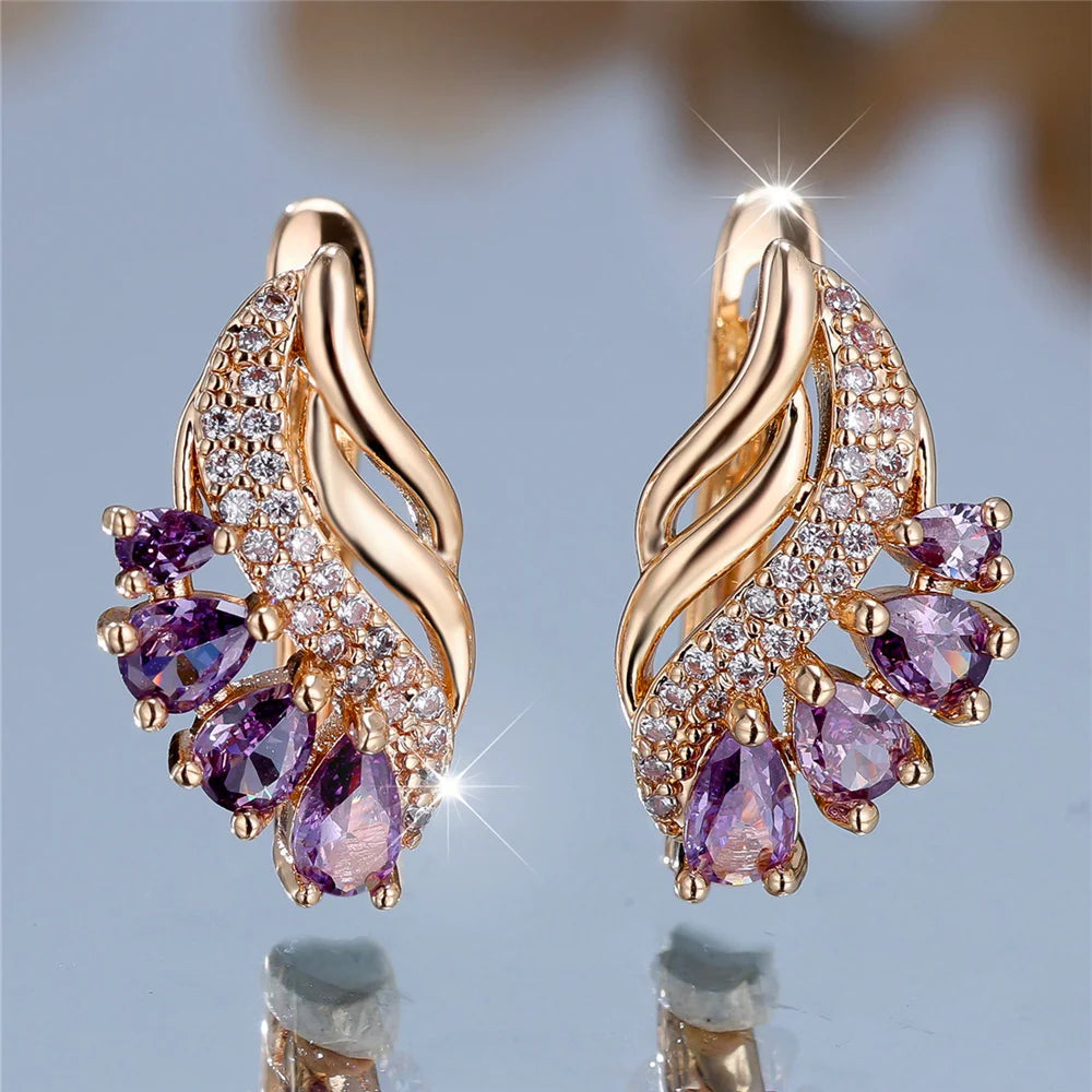 Radiant Amethyst Hoop Earrings Earrings LUNARITY GARAGE   