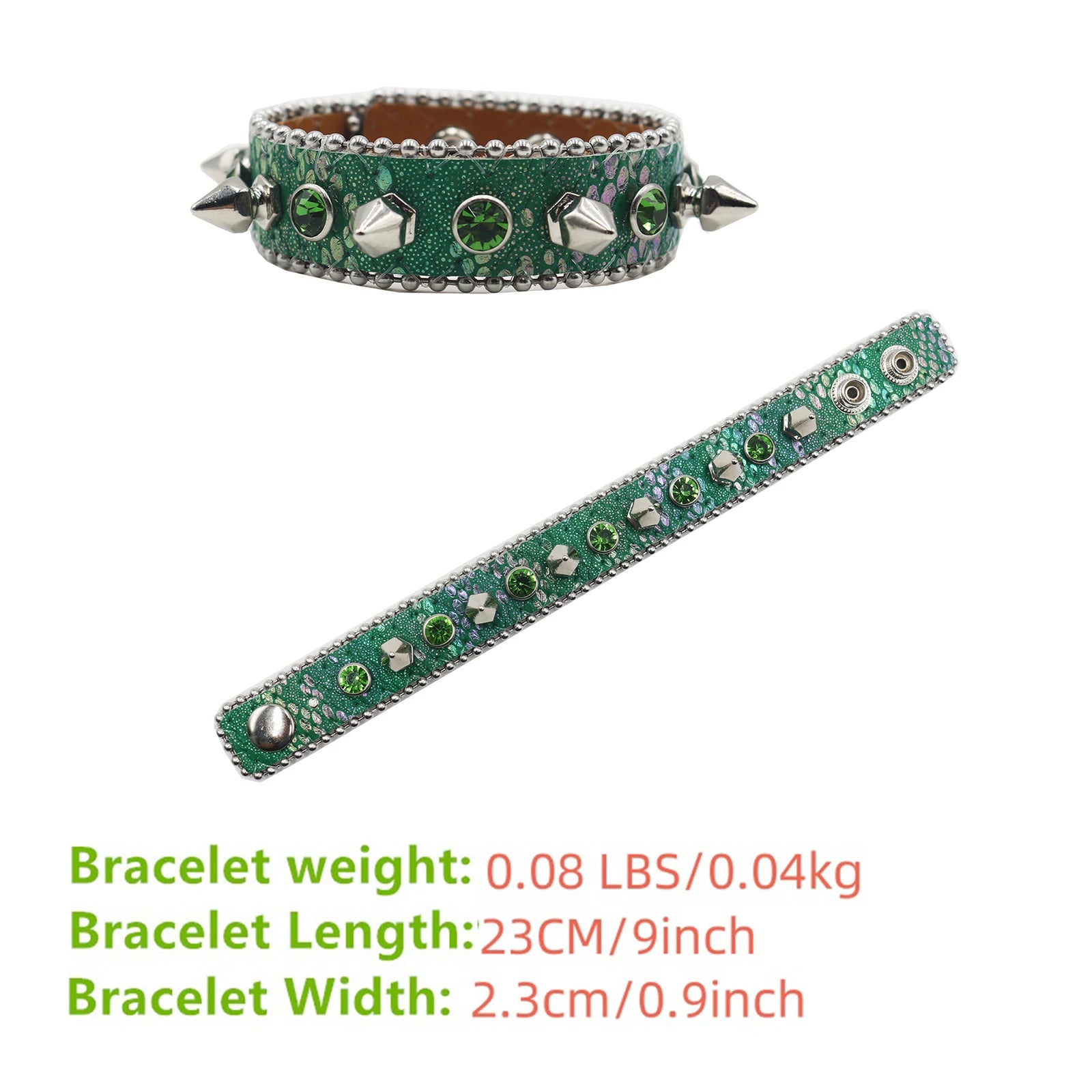 Rhinestone Denim Bracelet – Hip Hop Punk Rock Y2K Style (Unisex) Bracelets LUNARITY GARAGE